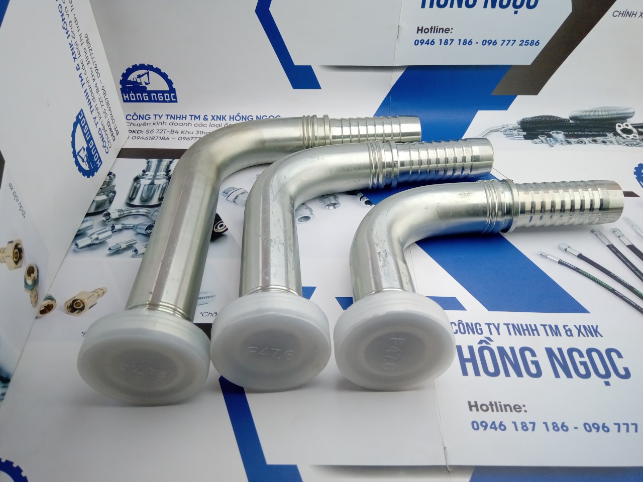 Mặt Bích Cong 90 Độ - Dài
